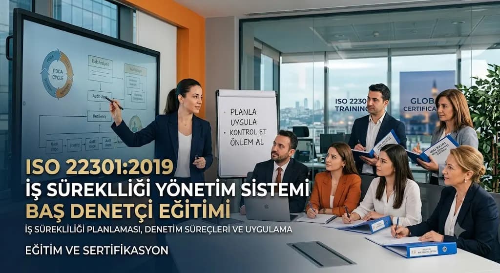 ISO 22301:2019 İş Sürekliliği Yönetim Sistemi Başdenetçi Eğitimi